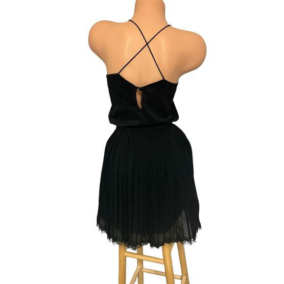 Victoria's Secret Black Embellished Slip Dress Dark Romantic XS - Picture 6 of 7